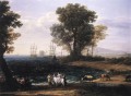 レイプ・オブ・ヨーロッパの風景を描いた海岸のシーン クロード・ロラン